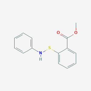 molecular formula C14H13NO2S B395196 Methyl 2-(anilinosulfanyl)benzoate CAS No. 34757-99-8