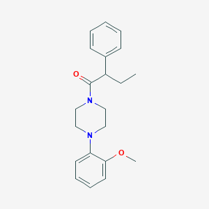 1-(2-methoxyphenyl)-4-(2-phenylbutanoyl)piperazine