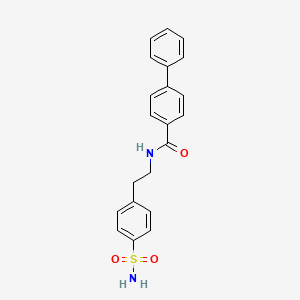 N-{2-[4-(aminosulfonyl)phenyl]ethyl}-4-biphenylcarboxamide