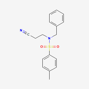 N-benzyl-N-(2-cyanoethyl)-4-methylbenzenesulfonamide