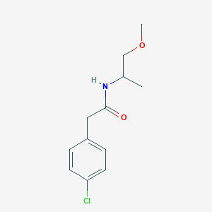 2-(4-chlorophenyl)-N-(2-methoxy-1-methylethyl)acetamide