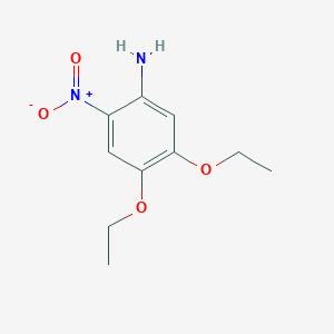molecular formula C10H14N2O4 B039521 4,5-二乙氧基-2-硝基苯胺 CAS No. 113475-65-3