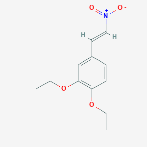 molecular formula C12H15NO4 B395214 1,2-diethoxy-4-[(E)-2-nitroethenyl]benzene 