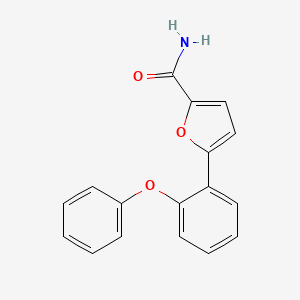 molecular formula C17H13NO3 B3952145 5-(2-phenoxyphenyl)-2-furamide 