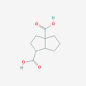 molecular formula C10H14O4 B395216 Octahydropentalene-1,3a-dicarboxylic acid 
