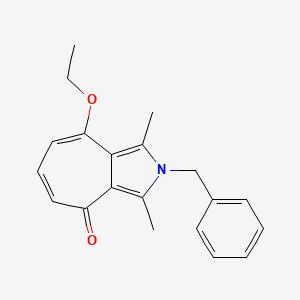 2-benzyl-8-ethoxy-1,3-dimethylcyclohepta[c]pyrrol-4(2H)-one