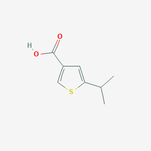 molecular formula C8H10O2S B039522 5-Isopropylthiophene-3-carboxylic acid CAS No. 123418-51-9