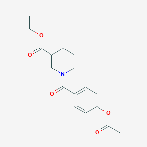 ethyl 1-[4-(acetyloxy)benzoyl]-3-piperidinecarboxylate