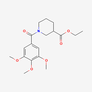 ethyl 1-(3,4,5-trimethoxybenzoyl)-3-piperidinecarboxylate