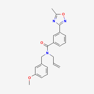 N-allyl-N-(3-methoxybenzyl)-3-(5-methyl-1,2,4-oxadiazol-3-yl)benzamide