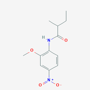 N-(2-methoxy-4-nitrophenyl)-2-methylbutanamide