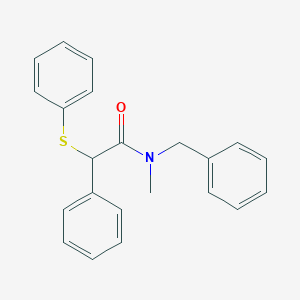 N-benzyl-N-methyl-2-phenyl-2-(phenylthio)acetamide