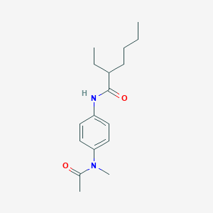 N-{4-[acetyl(methyl)amino]phenyl}-2-ethylhexanamide