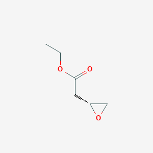 molecular formula C6H10O3 B039525 乙基 (R)-2-环氧乙酸酯 CAS No. 112083-64-4