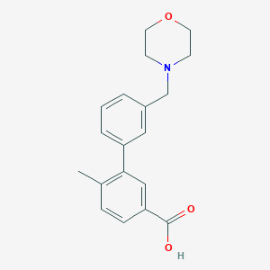 6-methyl-3'-(morpholin-4-ylmethyl)biphenyl-3-carboxylic acid