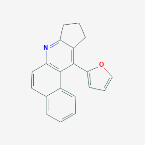 molecular formula C20H15NO B395253 11-(2-furyl)-9,10-dihydro-8H-benzo[f]cyclopenta[b]quinoline 