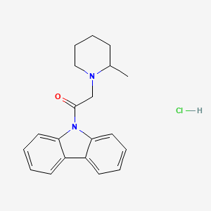 9-[(2-methyl-1-piperidinyl)acetyl]-9H-carbazole hydrochloride