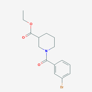 ethyl 1-(3-bromobenzoyl)-3-piperidinecarboxylate