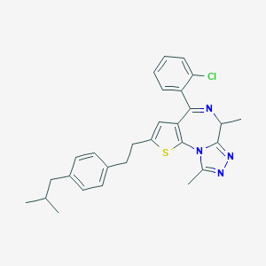 molecular formula C28H29ClN4S B039527 依斯拉帕芬 CAS No. 117279-73-9