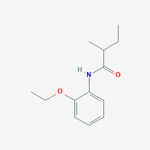 molecular formula C13H19NO2 B3952791 N-(2-ethoxyphenyl)-2-methylbutanamide 