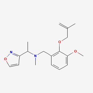 (1-isoxazol-3-ylethyl){3-methoxy-2-[(2-methylprop-2-en-1-yl)oxy]benzyl}methylamine