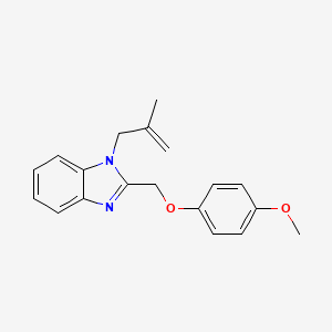 2-[(4-methoxyphenoxy)methyl]-1-(2-methyl-2-propen-1-yl)-1H-benzimidazole