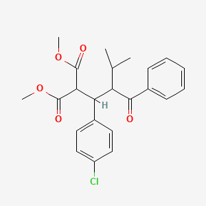 dimethyl [2-benzoyl-1-(4-chlorophenyl)-3-methylbutyl]malonate