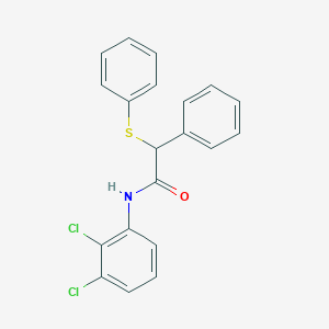 molecular formula C20H15Cl2NOS B3952958 N-(2,3-dichlorophenyl)-2-phenyl-2-(phenylsulfanyl)acetamide 