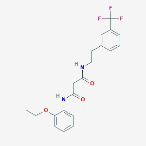 N-(2-ethoxyphenyl)-N'-{2-[3-(trifluoromethyl)phenyl]ethyl}malonamide