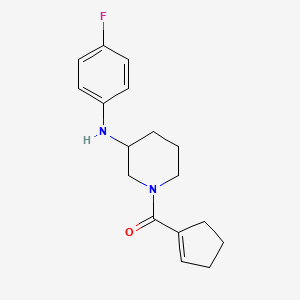 1-(1-cyclopenten-1-ylcarbonyl)-N-(4-fluorophenyl)-3-piperidinamine