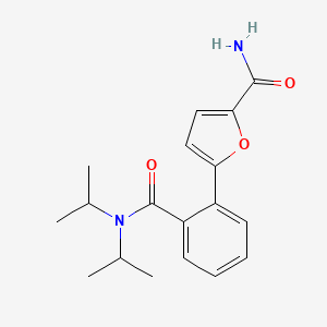 molecular formula C18H22N2O3 B3953132 5-{2-[(diisopropylamino)carbonyl]phenyl}-2-furamide 