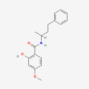 2-hydroxy-4-methoxy-N-(4-phenylbutan-2-yl)benzamide