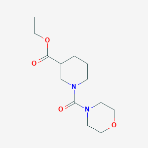 ethyl 1-(4-morpholinylcarbonyl)-3-piperidinecarboxylate