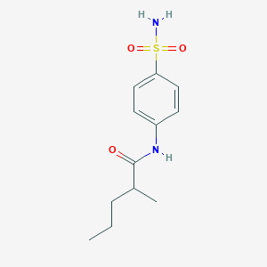 N-[4-(aminosulfonyl)phenyl]-2-methylpentanamide