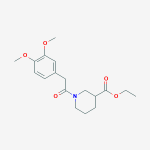 ethyl 1-[(3,4-dimethoxyphenyl)acetyl]-3-piperidinecarboxylate