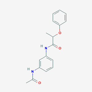 N-[3-(acetylamino)phenyl]-2-phenoxypropanamide