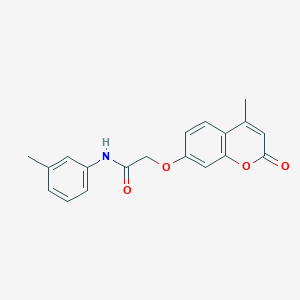 2-[(4-methyl-2-oxo-2H-chromen-7-yl)oxy]-N-(3-methylphenyl)acetamide