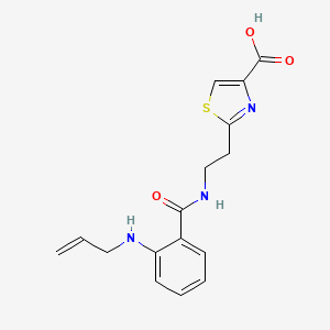 2-(2-{[2-(allylamino)benzoyl]amino}ethyl)-1,3-thiazole-4-carboxylic acid