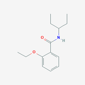 molecular formula C14H21NO2 B3953545 2-ethoxy-N-(pentan-3-yl)benzamide 