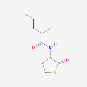 2-methyl-N-(2-oxotetrahydro-3-thienyl)pentanamide