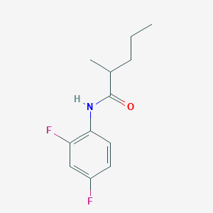 N-(2,4-difluorophenyl)-2-methylpentanamide