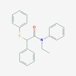 N-ethyl-N,2-diphenyl-2-(phenylthio)acetamide