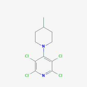molecular formula C11H12Cl4N2 B395374 2,3,5,6-Tetrachloro-4-(4-methylpiperidin-1-yl)pyridine 