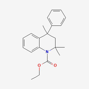 ethyl 2,2,4-trimethyl-4-phenyl-3,4-dihydro-1(2H)-quinolinecarboxylate