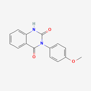 molecular formula C15H12N2O3 B3953785 3-(4-methoxyphenyl)-2,4(1H,3H)-quinazolinedione CAS No. 2400-97-7