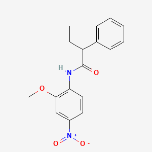 N-(2-methoxy-4-nitrophenyl)-2-phenylbutanamide