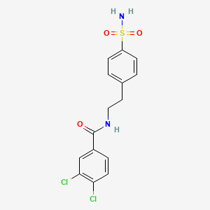 N-{2-[4-(aminosulfonyl)phenyl]ethyl}-3,4-dichlorobenzamide