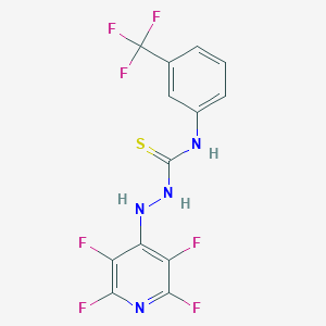 Thiosemicarbazide, 1-(2,3,5,6-tetrafluoropyridin-4-yl)-4-(3-trifluoromethylphenyl)-