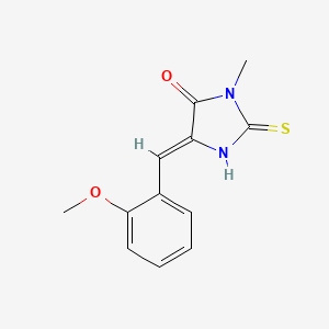 5-(2-methoxybenzylidene)-3-methyl-2-thioxo-4-imidazolidinone