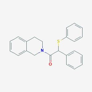 2-[phenyl(phenylthio)acetyl]-1,2,3,4-tetrahydroisoquinoline